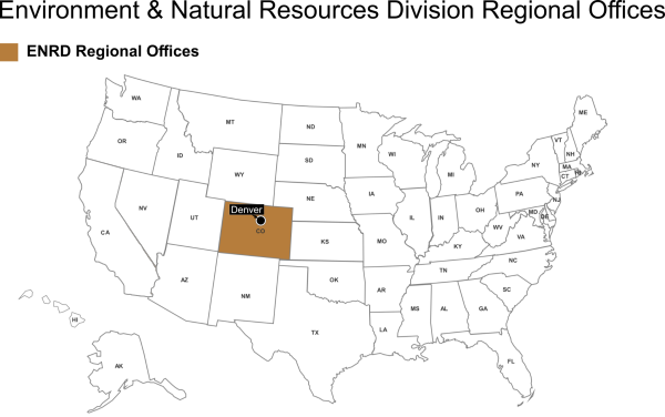 Environment and Natural Resources Division Regional Office Map